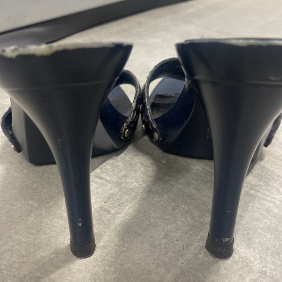 Authentic Rare Dior Clogs Mules Sandals Snakeskin leather CD logo John Galliano - Picture 7 of 15